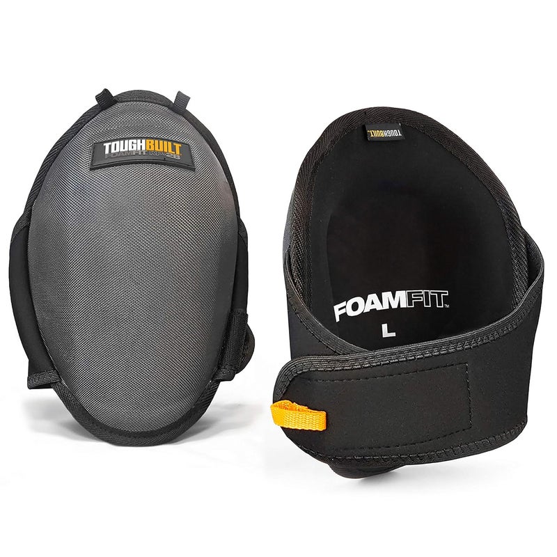 TOUGHBUILT - FoamFit ™ Professional Knee Pads - Heavy Duty, Ergonomic Support and Adjustable Straps for a Comfortable Fit - (TB-KP-2B) - Image 1